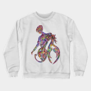 Succubus with bird Crewneck Sweatshirt